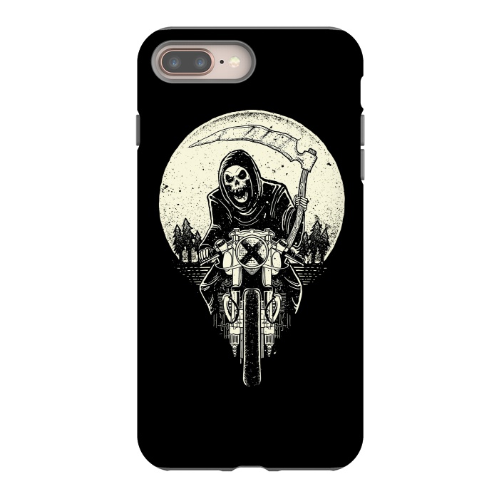 iPhone 8 plus StrongFit Grim Racer by Afif Quilimo