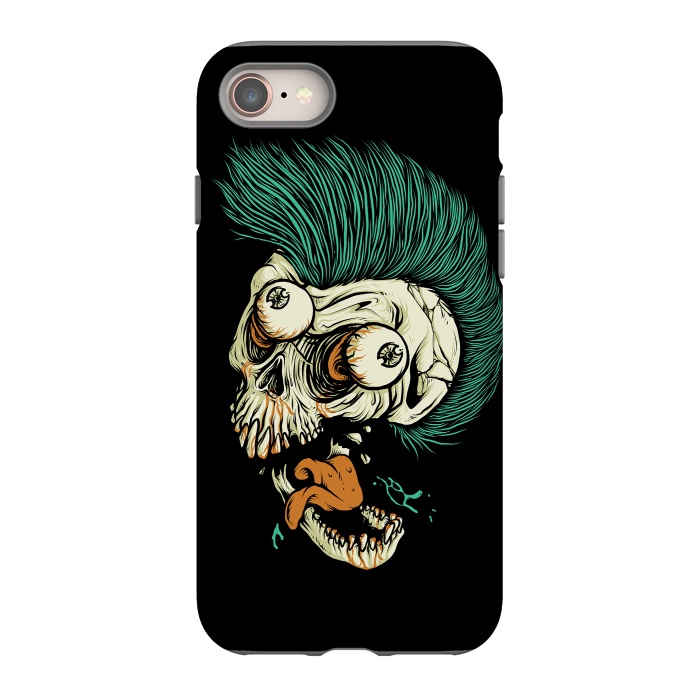 iPhone 8 StrongFit Skull Punk Style by Afif Quilimo