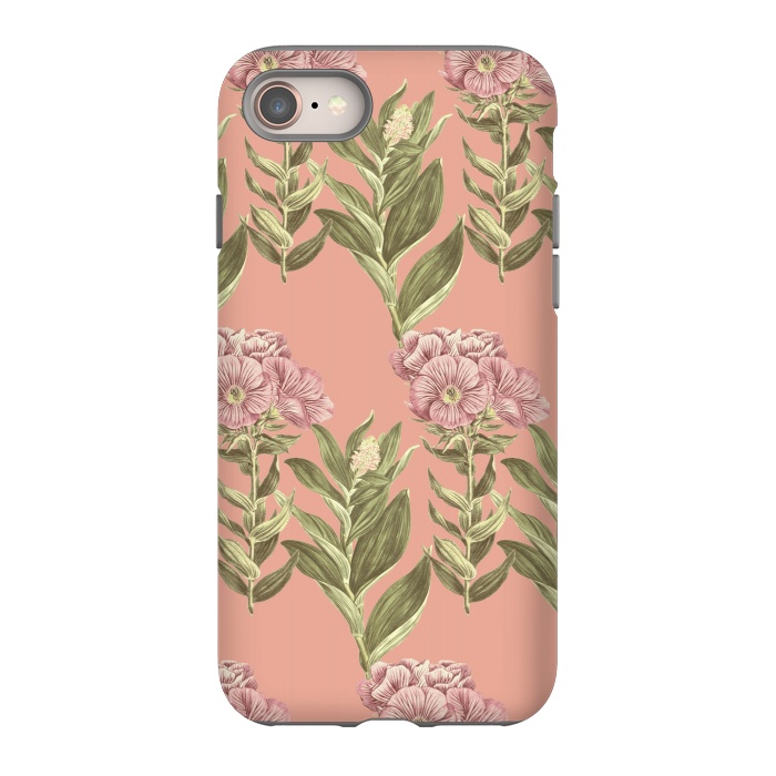 iPhone 8 StrongFit Blush Pink Flowers by Zala Farah