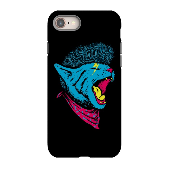 iPhone 8 StrongFit Cat Punk by Afif Quilimo