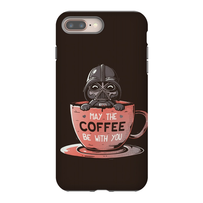 iPhone 8 plus StrongFit May the Coffee Be With You by eduely
