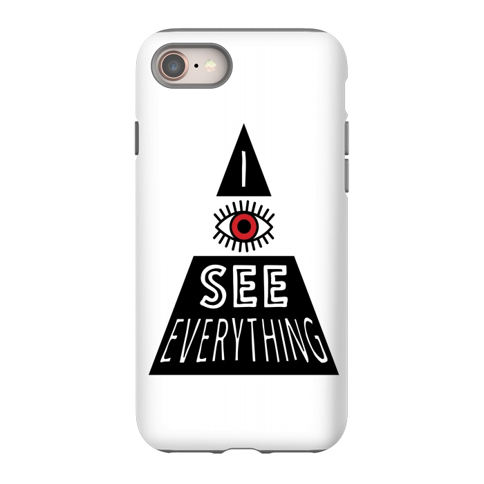 iPhone 8 StrongFit I see everything by Laura Nagel