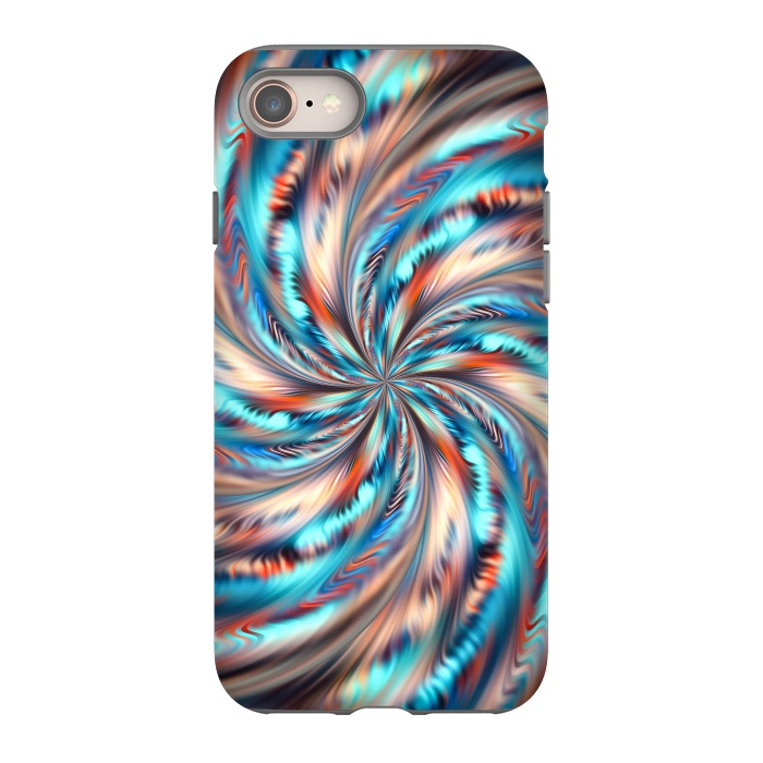 iPhone 8 StrongFit Abstract Swirl by Art Design Works