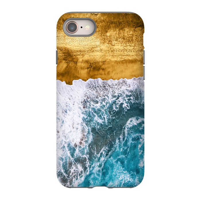 iPhone 8 StrongFit Tropical XVI - Golden Beach by Art Design Works