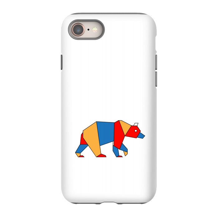 iPhone 8 StrongFit bear geometric by TMSarts