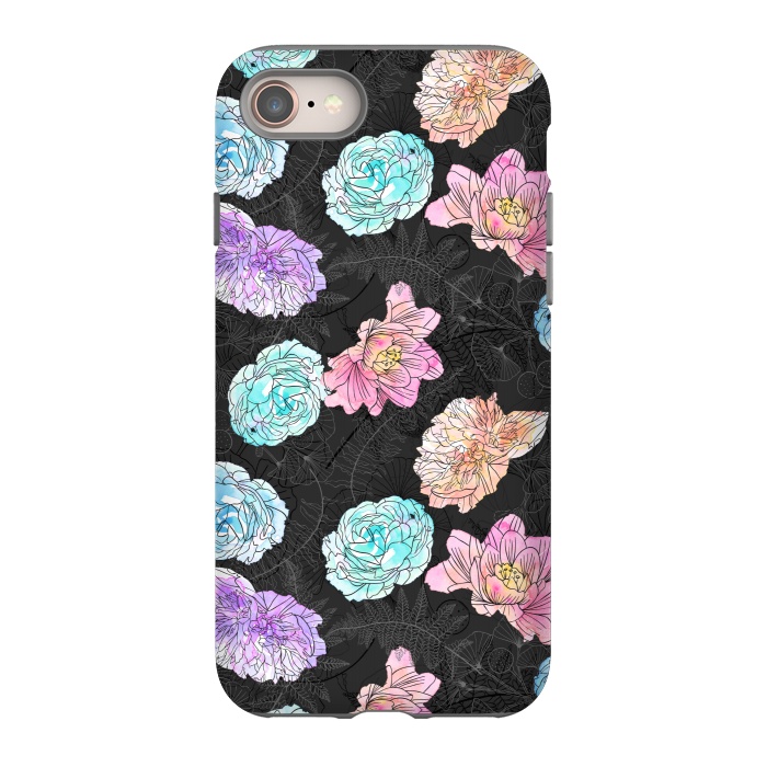 iPhone 8 StrongFit Color Pop Floral by Noonday Design
