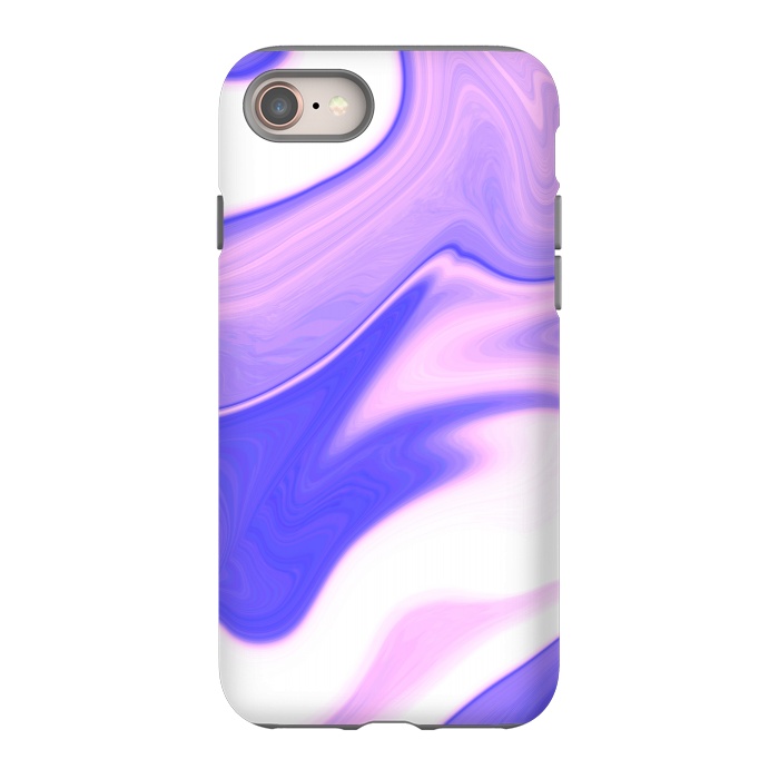 iPhone 8 StrongFit Pink, Purple and White by Ashley Camille