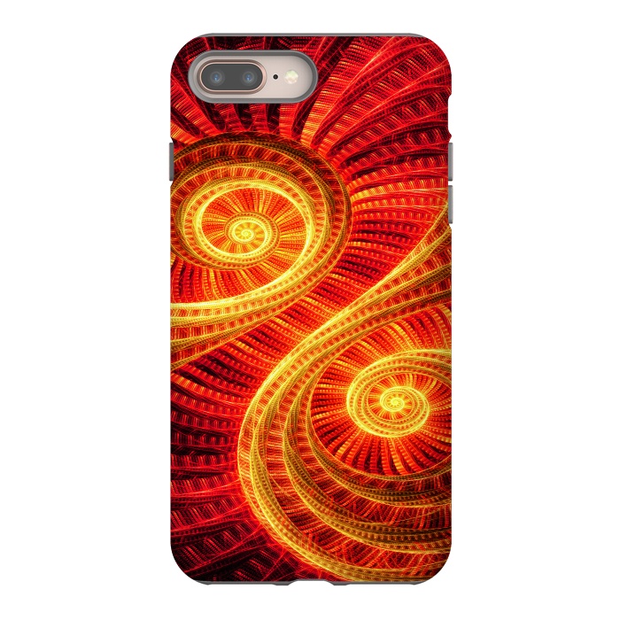 iPhone 8 plus StrongFit Fractal Art II by Art Design Works