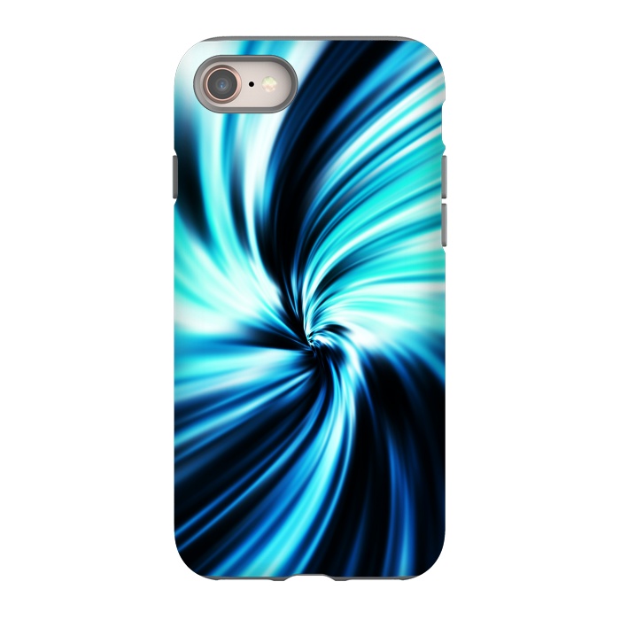 iPhone 8 StrongFit Blue Swirl by Art Design Works