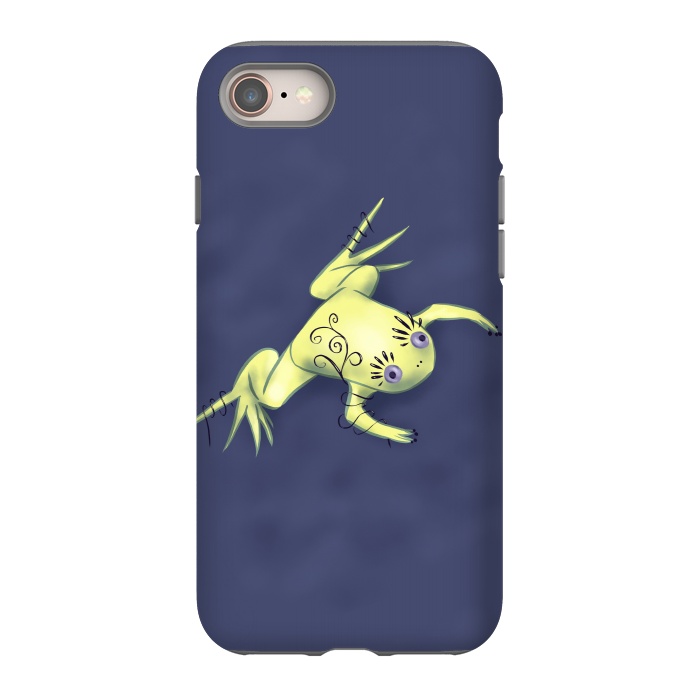 iPhone 8 StrongFit Weird Frog With Funny Eyelashes Digital Art by Boriana Giormova
