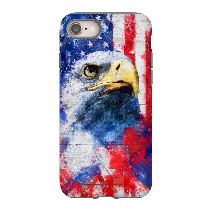 iPhone 8 StrongFit Artistic XLIII - American Pride by Art Design Works