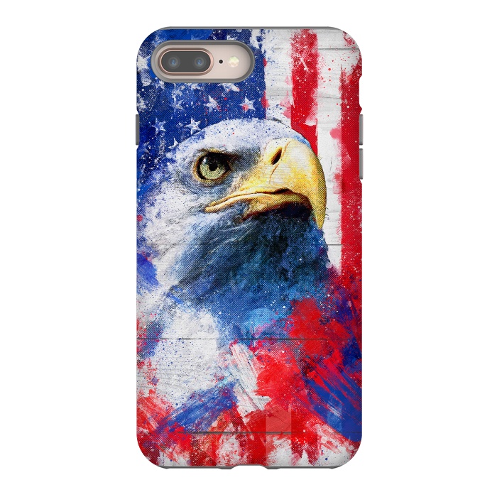 iPhone 8 plus StrongFit Artistic XLIII - American Pride by Art Design Works
