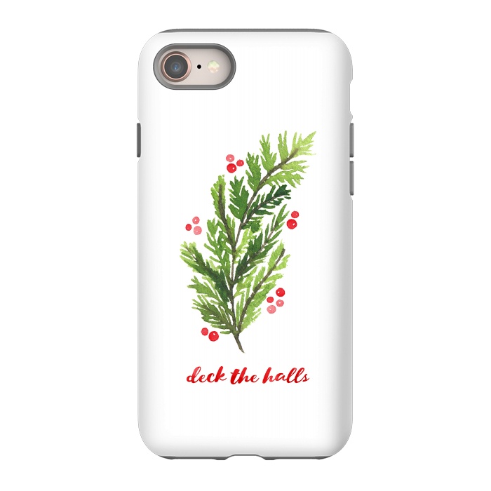 iPhone 8 StrongFit Deck the Halls by Noonday Design