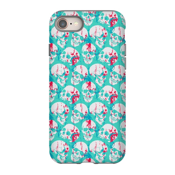 iPhone 8 StrongFit Skulls Pattern I by Art Design Works