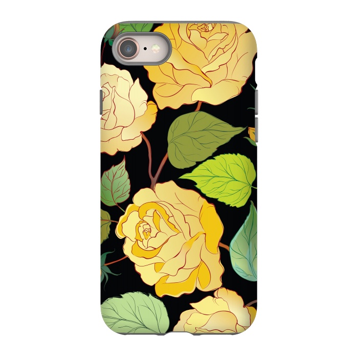 iPhone 8 StrongFit Colorful Roses 3 by Bledi