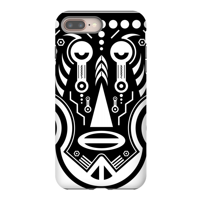 iPhone 8 plus StrongFit aztec african tattoo by TMSarts