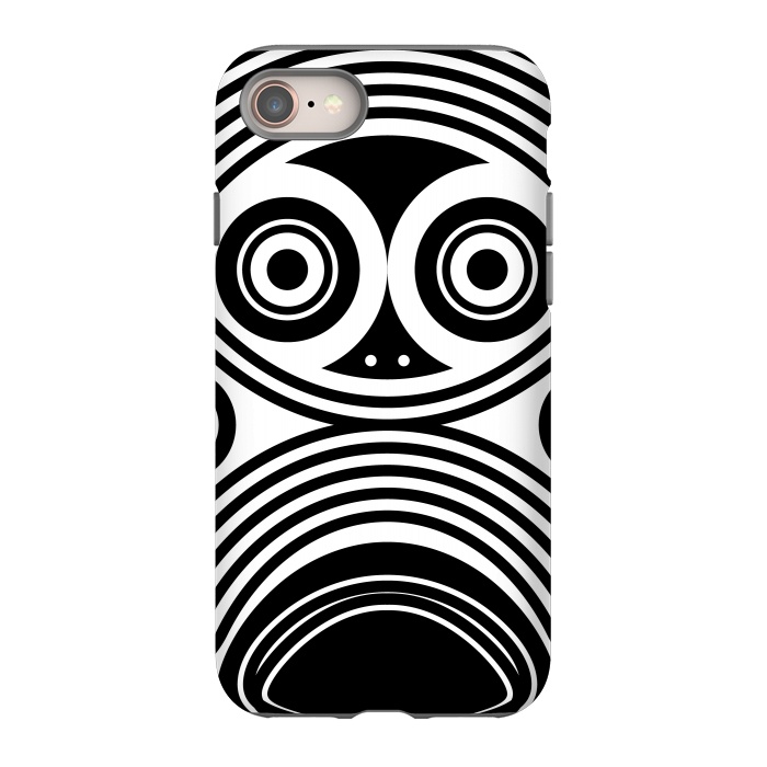 iPhone 8 StrongFit scary owl eyes by TMSarts
