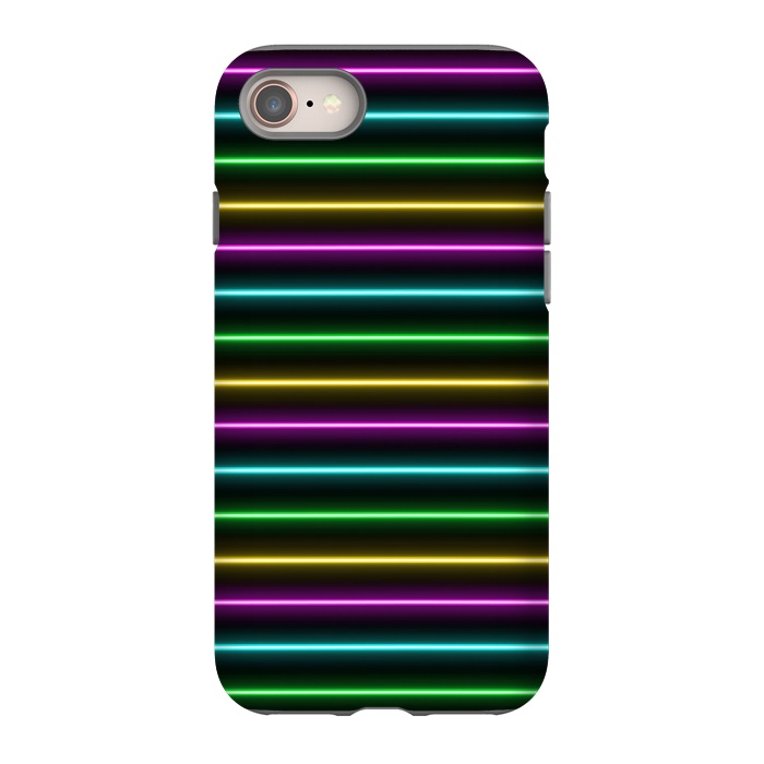 iPhone 8 StrongFit Neon by Laura Nagel