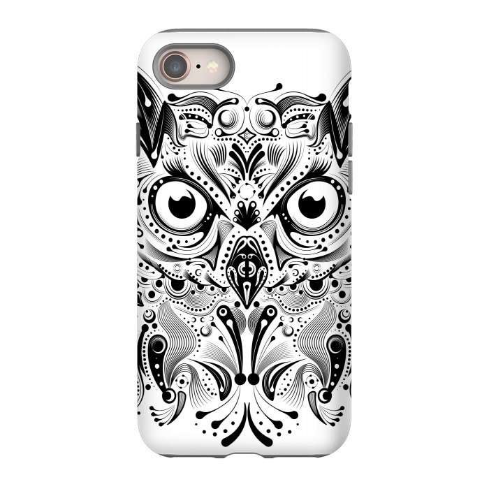 iPhone 8 StrongFit tribal owl by Ancello