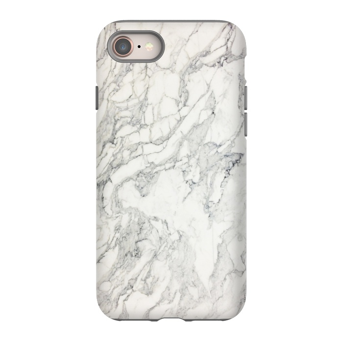 iPhone 8 StrongFit White Marble X by amini54
