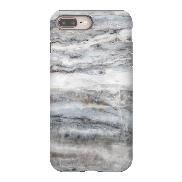 iPhone 8 plus StrongFit Blue and White Marble II by amini54