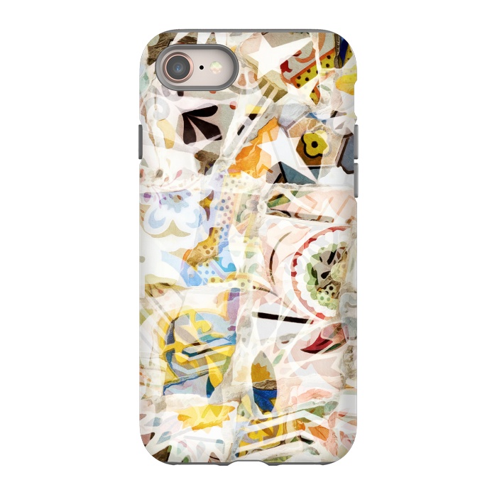 iPhone 8 StrongFit Mosaic of Barcelona XIX by amini54