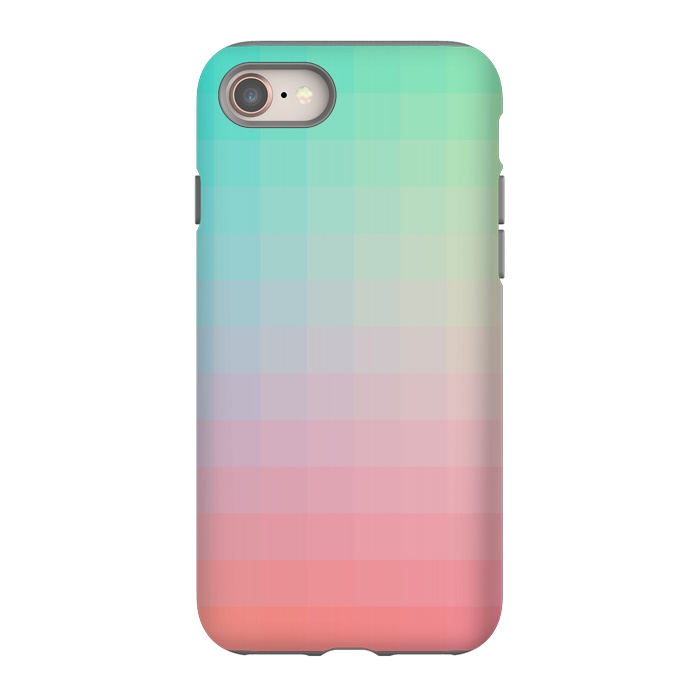 iPhone 8 StrongFit Gradient, Pink and Teal by amini54