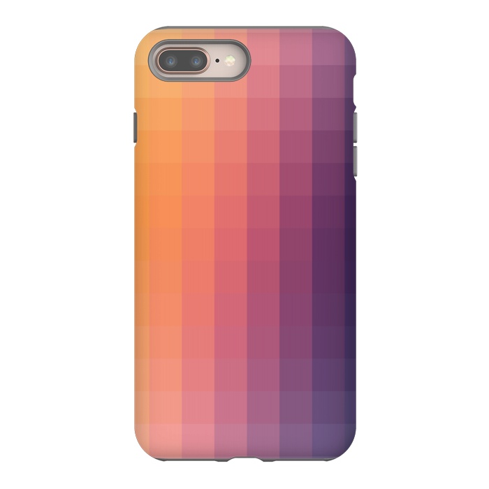 iPhone 8 plus StrongFit Gradient, Purple and Orange by amini54