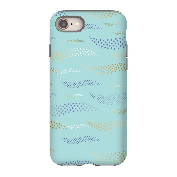 iPhone 8 StrongFit Waves / Tiger (stylized pattern) 2 by Bledi
