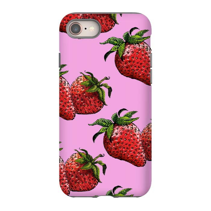 iPhone 8 StrongFit Strawberry by Carlos Maciel