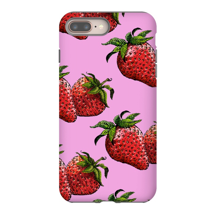 iPhone 8 plus StrongFit Strawberry by Carlos Maciel