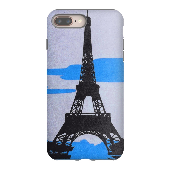 iPhone 8 plus StrongFit Eiffel Tower by Carlos Maciel