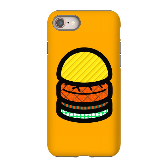iPhone 8 StrongFit Burger by Carlos Maciel