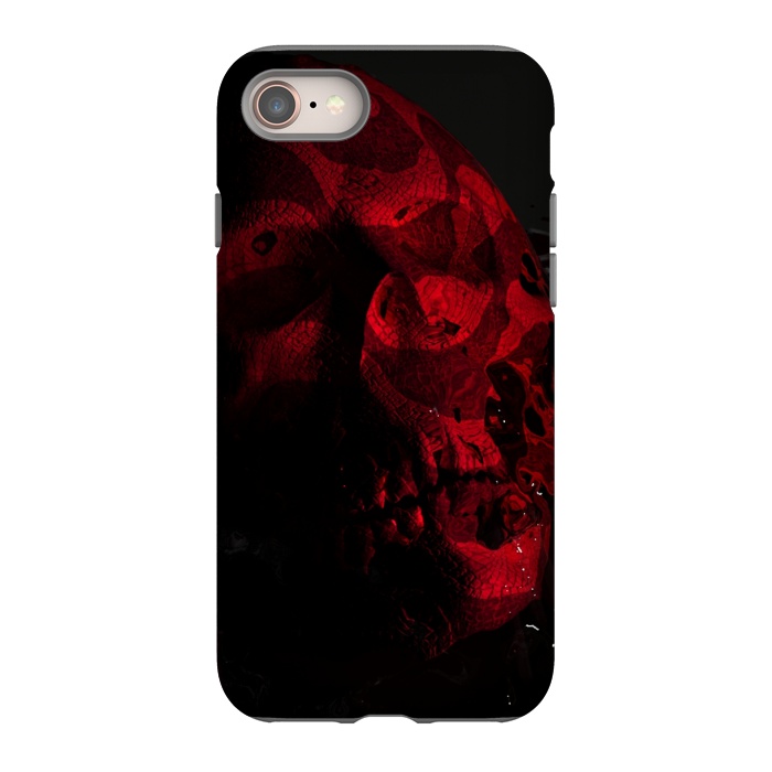 iPhone 8 StrongFit Scary Skull by Carlos Maciel