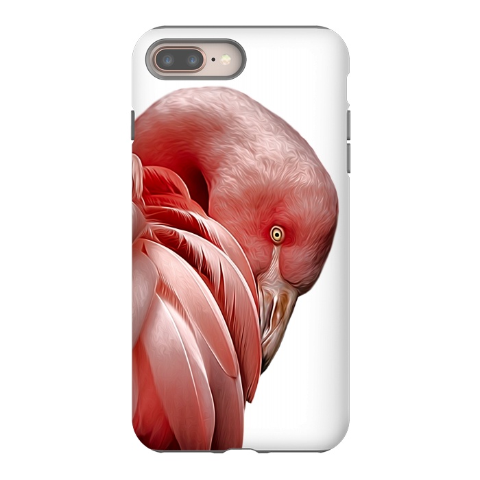 iPhone 8 plus StrongFit Flamingo Profile by Alemi
