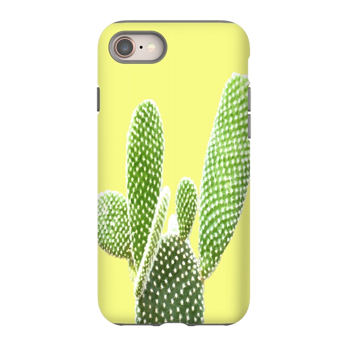 iPhone 8 StrongFit Cactus Yellow Background by Alemi