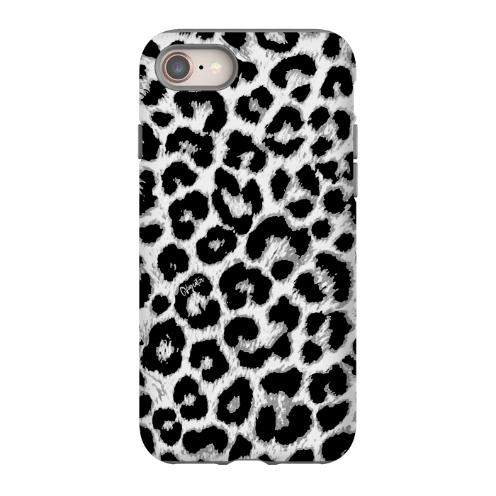 iPhone 8 StrongFit ReAL LeOparD B&W by ''CVogiatzi.