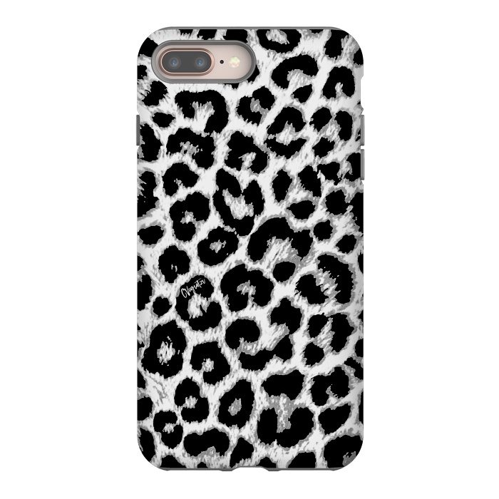 iPhone 8 plus StrongFit ReAL LeOparD B&W by ''CVogiatzi.