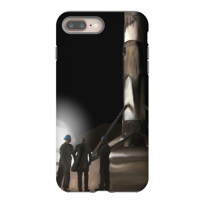 iPhone 8 plus StrongFit Rocket Landing by Carlos Maciel