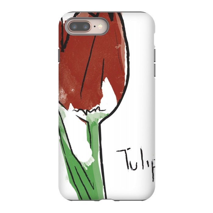 iPhone 8 plus StrongFit Tulip by Carlos Maciel