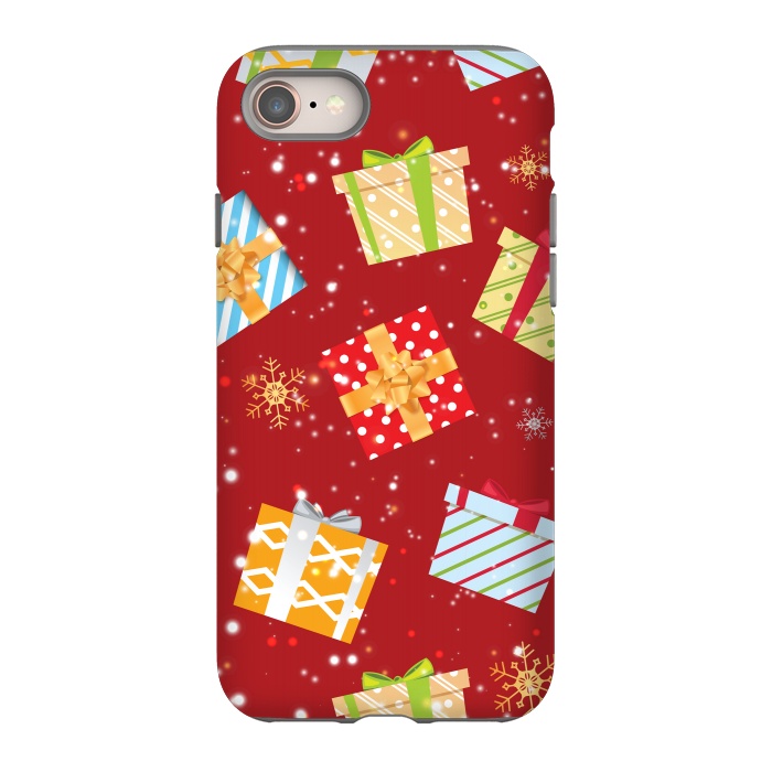 iPhone 8 StrongFit Christmas gifts pattern by Bledi