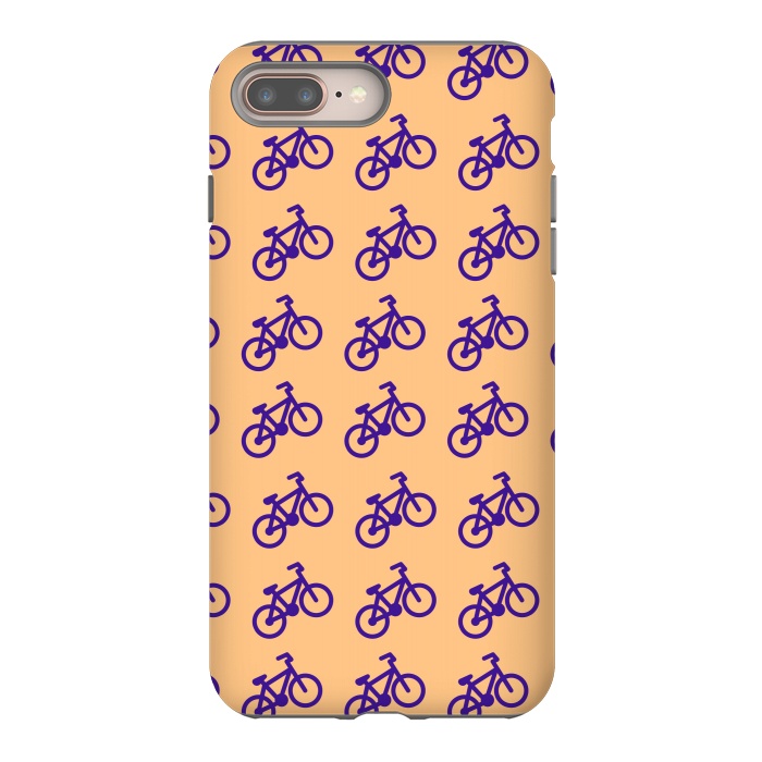 iPhone 8 plus StrongFit Bike Pattern 1 by Carlos Maciel