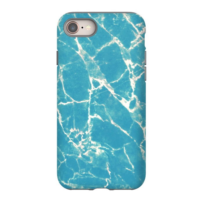 iPhone 8 StrongFit Bright blue marble by Oana 