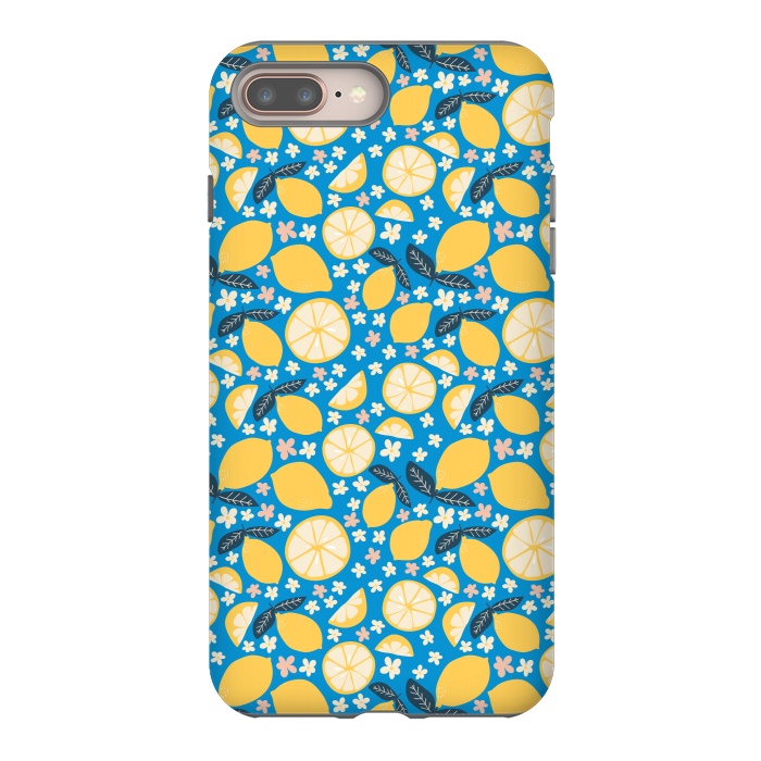 iPhone 8 plus StrongFit Summer Lemons by Edith May