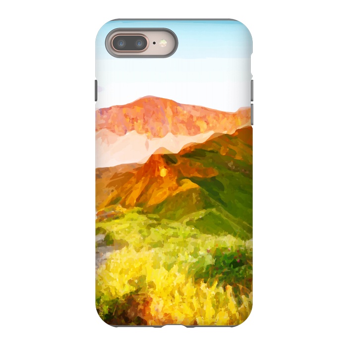 iPhone 8 plus StrongFit Forest Mountain by Creativeaxle