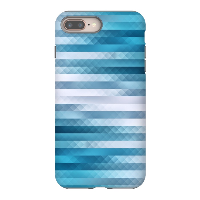 iPhone 8 plus StrongFit Blue Color Pattern by Art Design Works