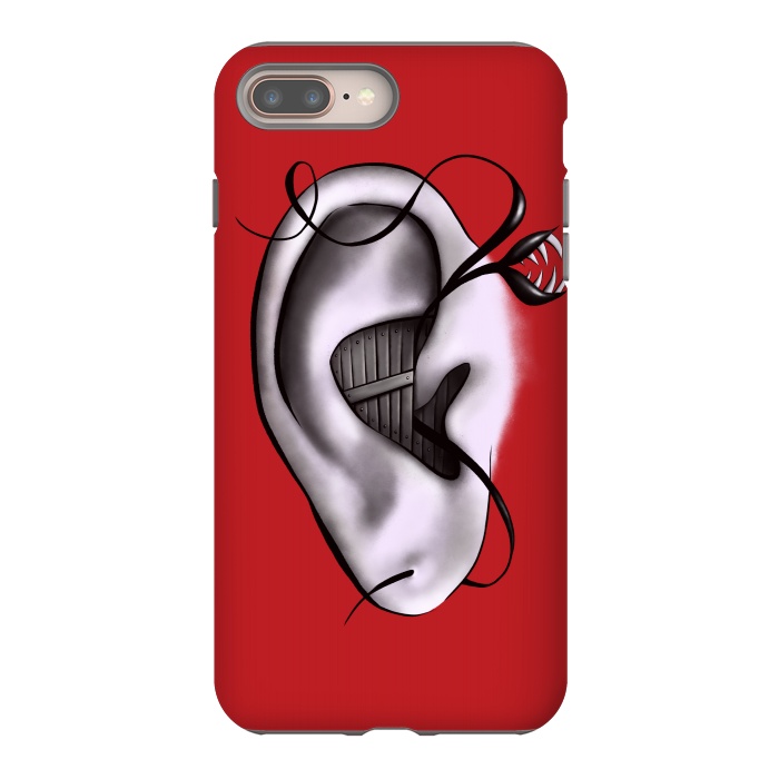 iPhone 8 plus StrongFit Weird Ear Monster Digital Art by Boriana Giormova