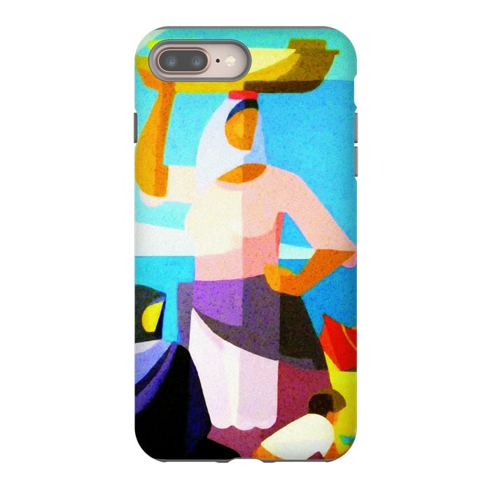iPhone 8 plus StrongFit Sea Women by Carlos Maciel