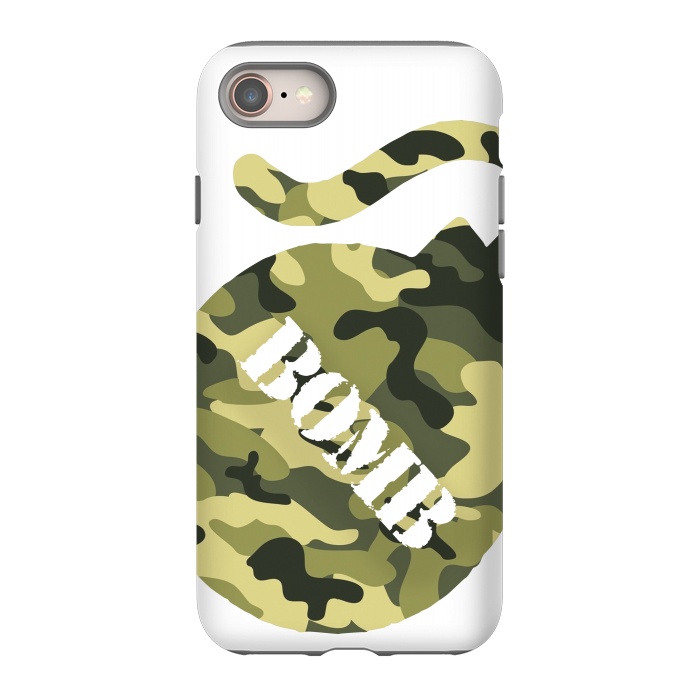 iPhone 8 StrongFit Cammo Bomb by Carlos Maciel