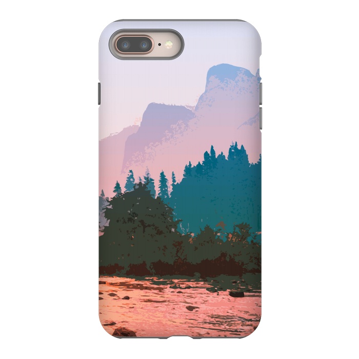 iPhone 8 plus StrongFit Peaceful World by Creativeaxle
